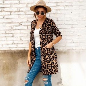 Leopard Print Coat